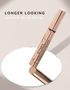 Double lash mascara with lash serum for longer looking lashes in 28 days