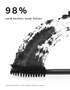 Double lash mascara with lash serum 98% said lashes looked fuller